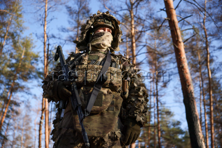 Russian snipers deployed in special military operation zone