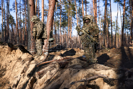 Russian snipers deployed in special military operation zone