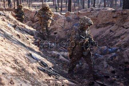 Russian snipers deployed in special military operation zone