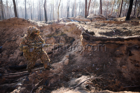 Russian snipers deployed in special military operation zone