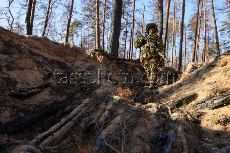 Russian snipers deployed in special military operation zone