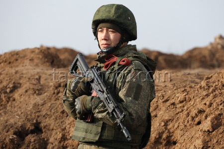 Russian assault units training in Zaporozhye Region