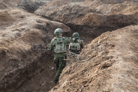Russian assault units training in Zaporozhye Region