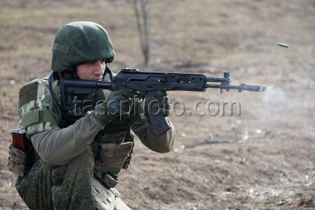 Russian assault units training in Zaporozhye Region