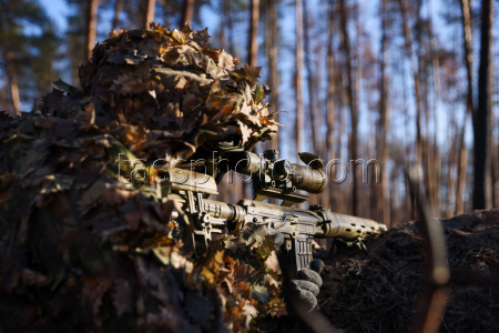 Russian snipers deployed in special military operation zone