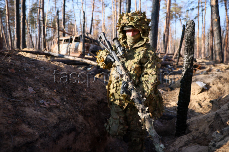 Russian snipers deployed in special military operation zone