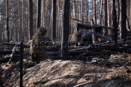 Russian snipers deployed in special military operation zone