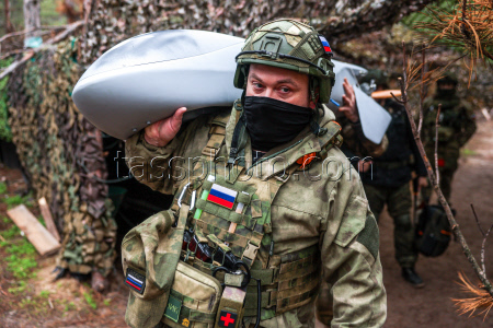Russian Army's Merlin VR drone reconnaissance squad in Kherson Region