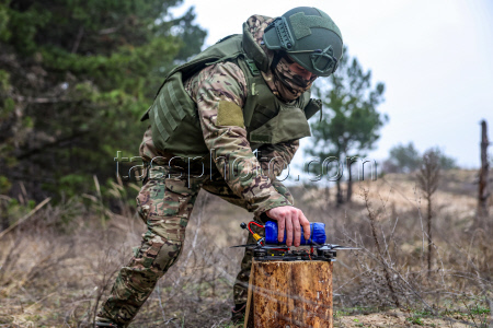 Russian Army's Merlin VR drone reconnaissance squad in Kherson Region