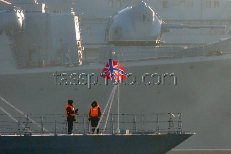 Russian Navy Pacific fleet ships leave Vladivostok