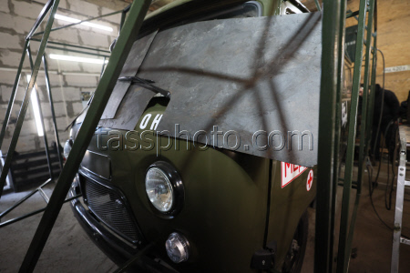 Russian military medical evacuation vehicles with enhanced protection