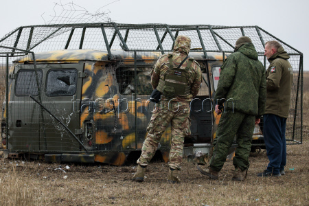 Medical evacuation vehicles with enhanced protection undergo trials in southwest Russia