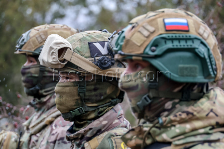 Farewell ceremony for Russian serviceman Roman Yefremov in Zaporozhye Region