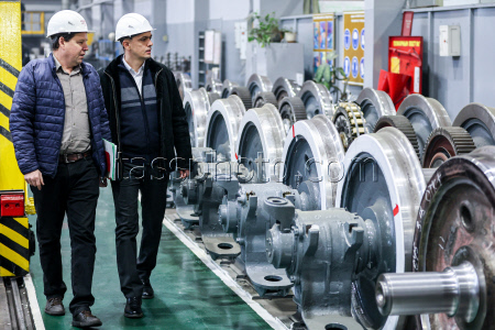 Locomotive repair plant in Ussuriysk, Russia