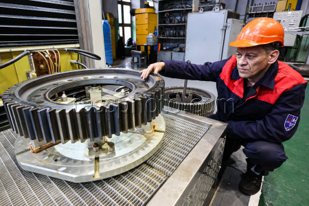 Locomotive repair plant in Ussuriysk, Russia