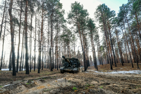 Msta-S self-propelled howitzer employed in special military operation