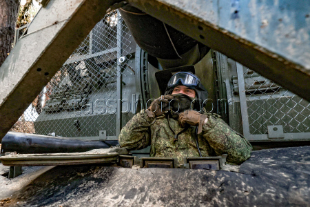 Msta-S self-propelled howitzer employed in special military operation