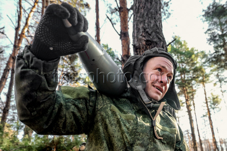 Msta-S self-propelled howitzer employed in special military operation