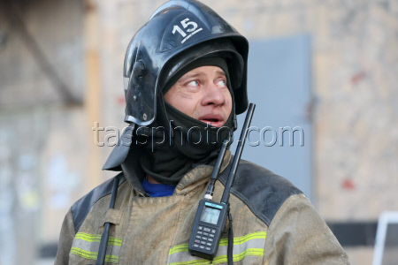Makeyevka in aftermath of military strike