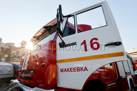 Makeyevka in aftermath of military strike