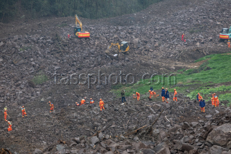 Rescue Efforts Ramp Up After Landslide Hit Sichuan Village