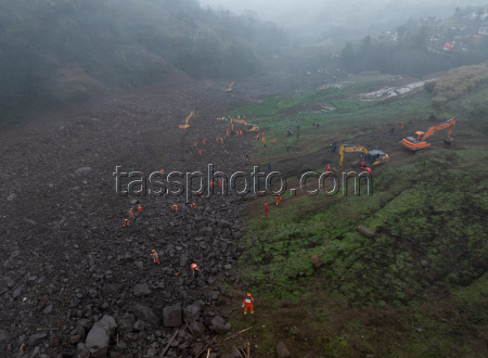 Rescue Efforts Ramp Up After Landslide Hit Sichuan Village