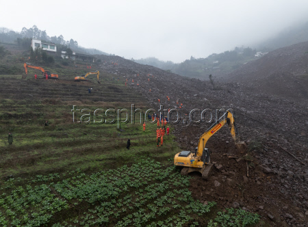 Rescue Efforts Ramp Up After Landslide Hit Sichuan Village