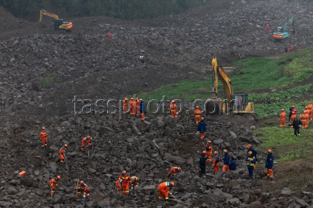 Rescue Efforts Ramp Up After Landslide Hit Sichuan Village