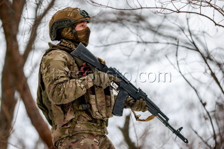 Russian assault units training in Lugansk People's Republic