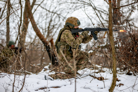 Russian assault units training in Lugansk People's Republic