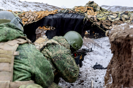 Russian assault units training in Lugansk People's Republic