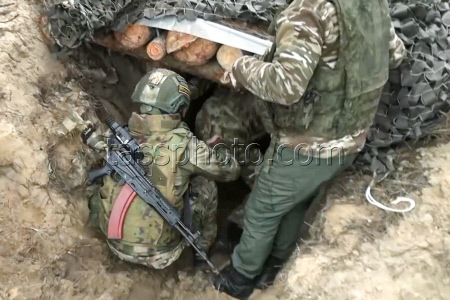 ZU-23-2 anti-aircraft cannon deployed in special military operation zone