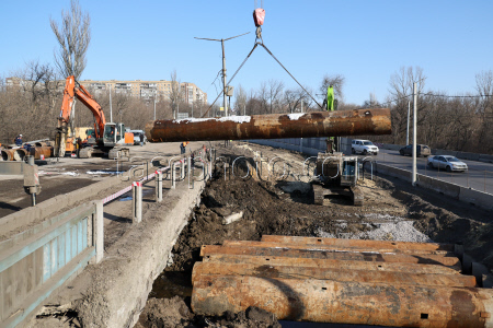 Ремонт моста в Макеевке