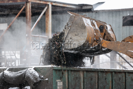 Removal of dumping ground from St Petersburg's MPBO-2 waste processing plant