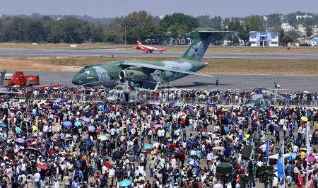 Last Day Aero India 2025 at Bangalore's Yelahanka Air Force Station.
