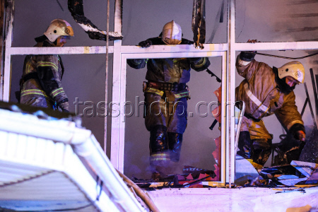 Fire hits central market in Simferopol