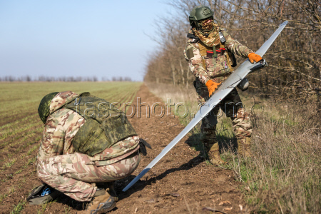 Supercam recon drone crew in Kherson Region, Russia