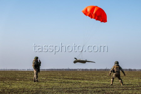 Supercam recon drone crew in Kherson Region, Russia