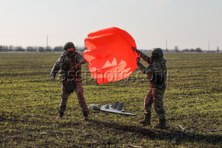 Supercam recon drone crew in Kherson Region, Russia