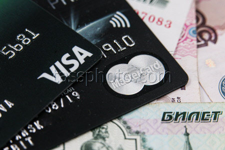 Visa and Mastercard cards