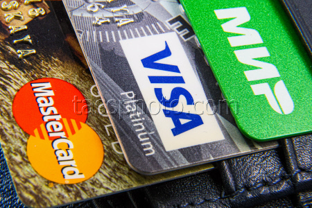 Visa and Mastercard cards