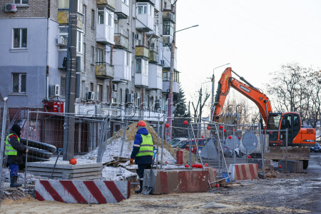 Repair and refurbishment work in Lugansk