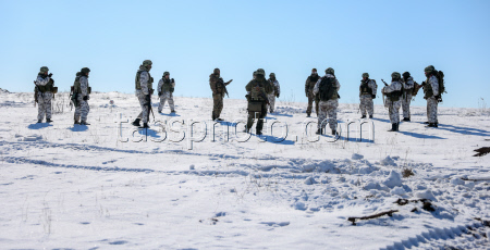 Combat training of Russian Army assault units in Lugansk People's Republic