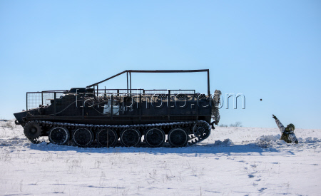 Combat training of Russian Army assault units in Lugansk People's Republic