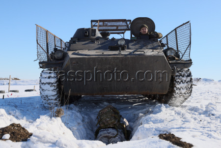 Combat training of Russian Army assault units in Lugansk People's Republic