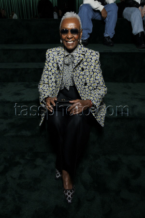 Bethann Hardison attends GUCCI Autumn-Winter 2025 runway during Milan Fashion Week on February 2025 - Milan, Italy 25/02/2025