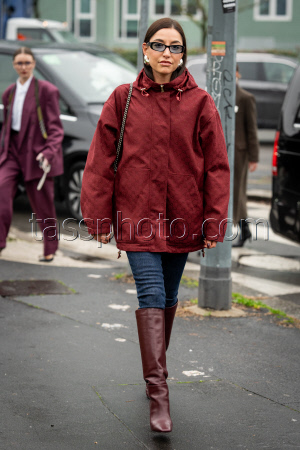 Street Style at Milan Fashion Week 2025 - Gucci in Milan - 25 Feb 2025