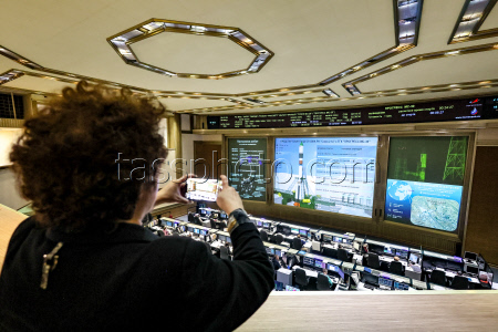 Broadcast of Progress MS-30 cargo spacecraft launch to ISS