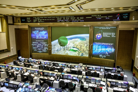 Broadcast of Progress MS-30 cargo spacecraft launch to ISS
