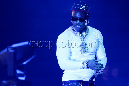 American rapper DaBaby gives concert in Moscow